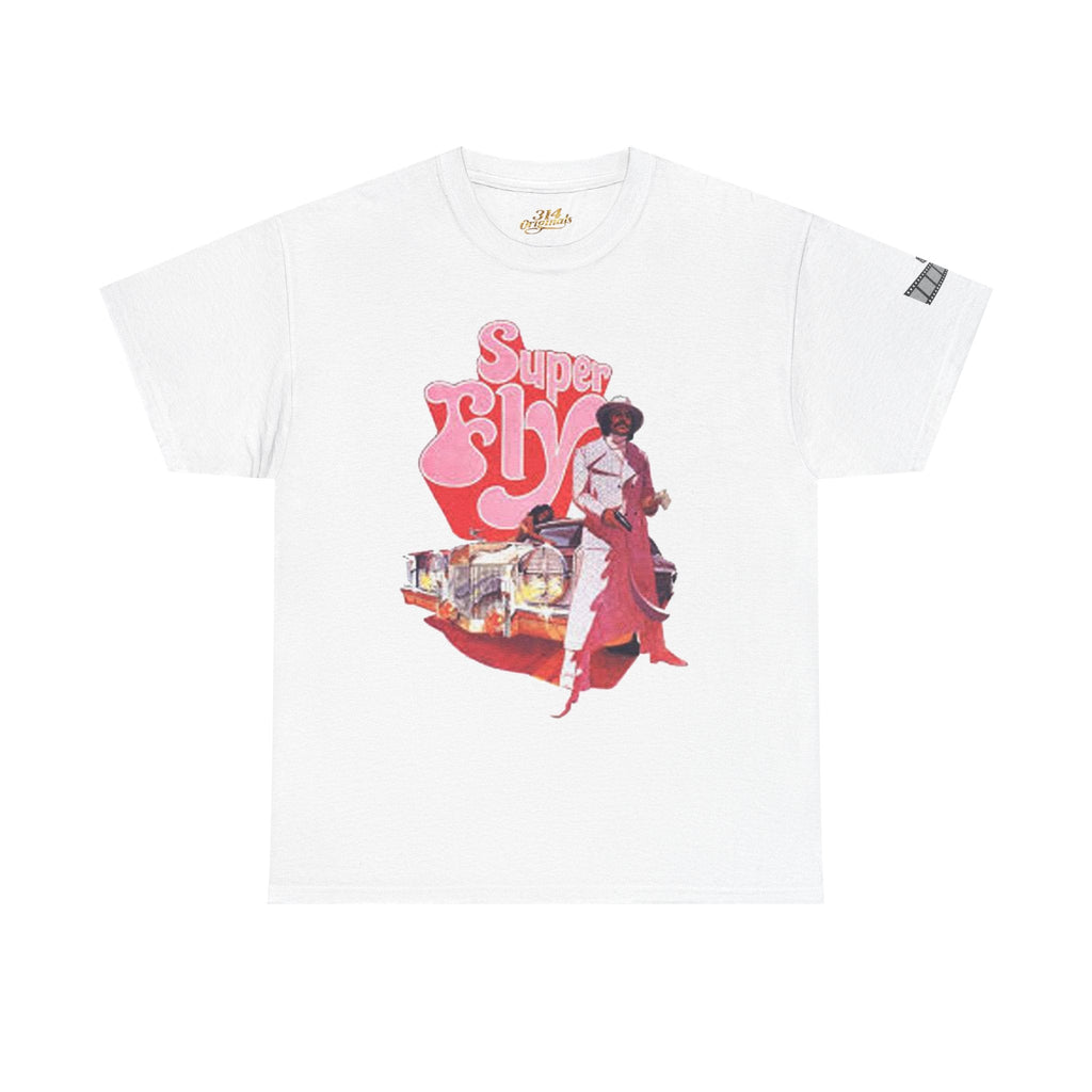 'Super Fly' Graphic Tee — 70s Vintage Movie Style T-Shirt Printify T-Shirt  314 Originals
