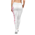 #Baddie Pink Script Leggings — Women's Casual Graphic Leggings - 314 Originals