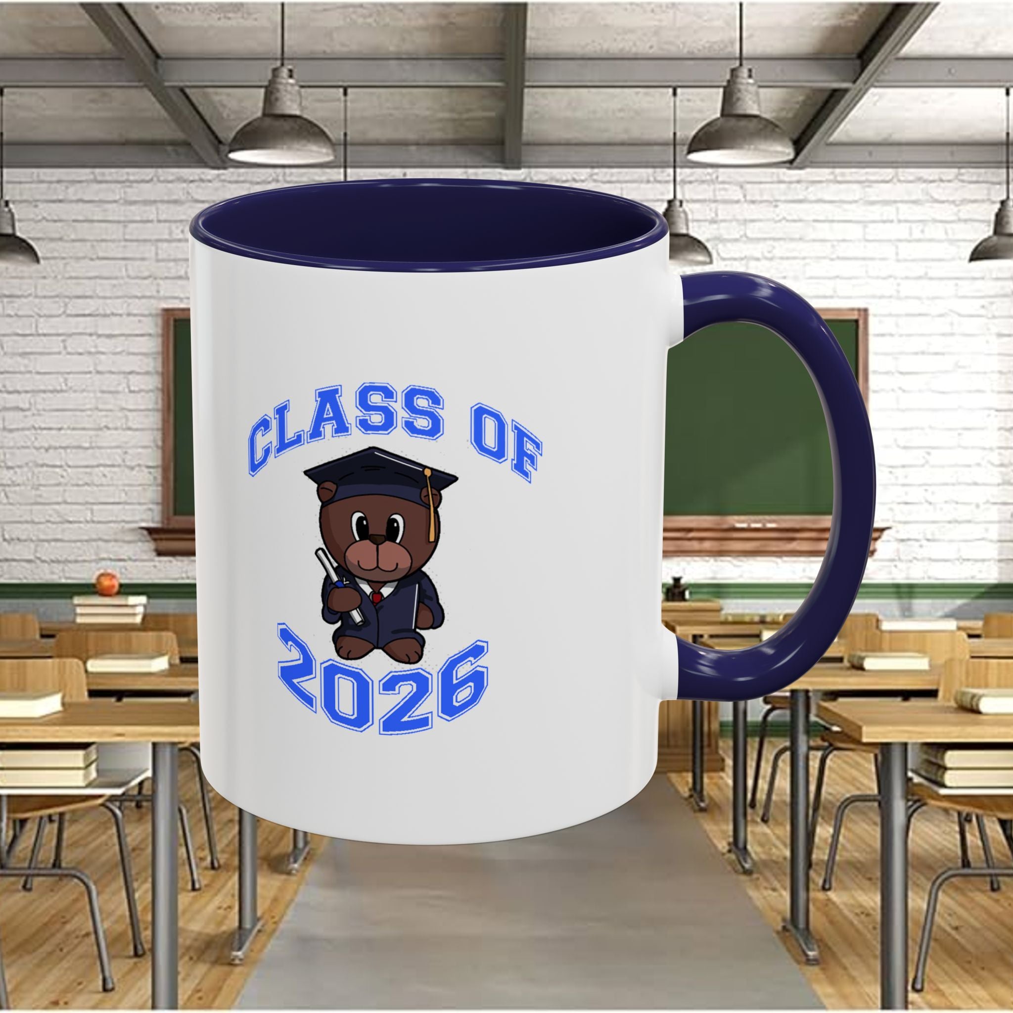 Graduation 2026 Accent Coffee Mug — Class of 2026 Grad Gift