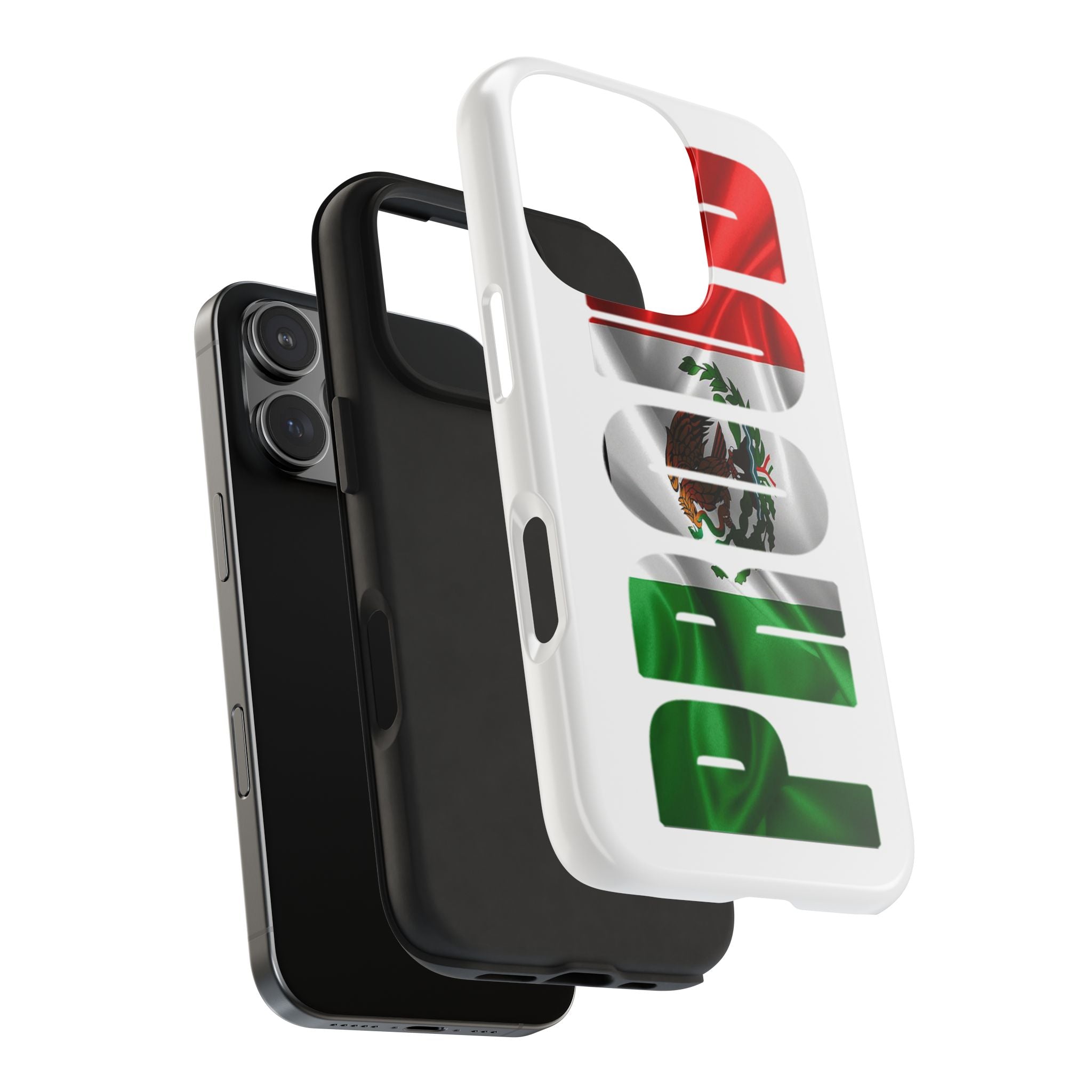 Mexico Pride Tough Phone Case — Mexican Flag Vertical 'PRIDE' Design Printify Phone Case  314 Originals