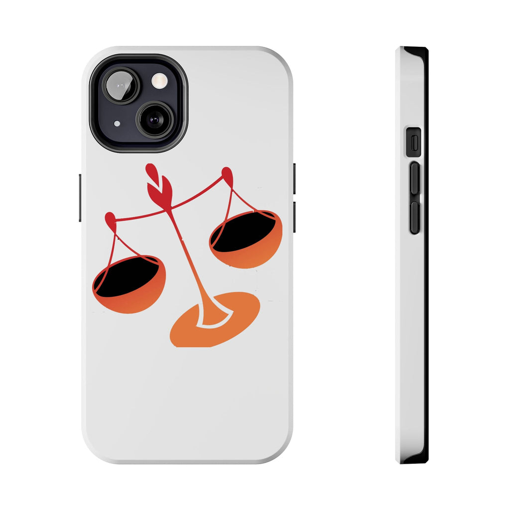 Libra Scales Phone Case — Zodiac Balance Tough Protective Cover Printify Phone Case  314 Originals