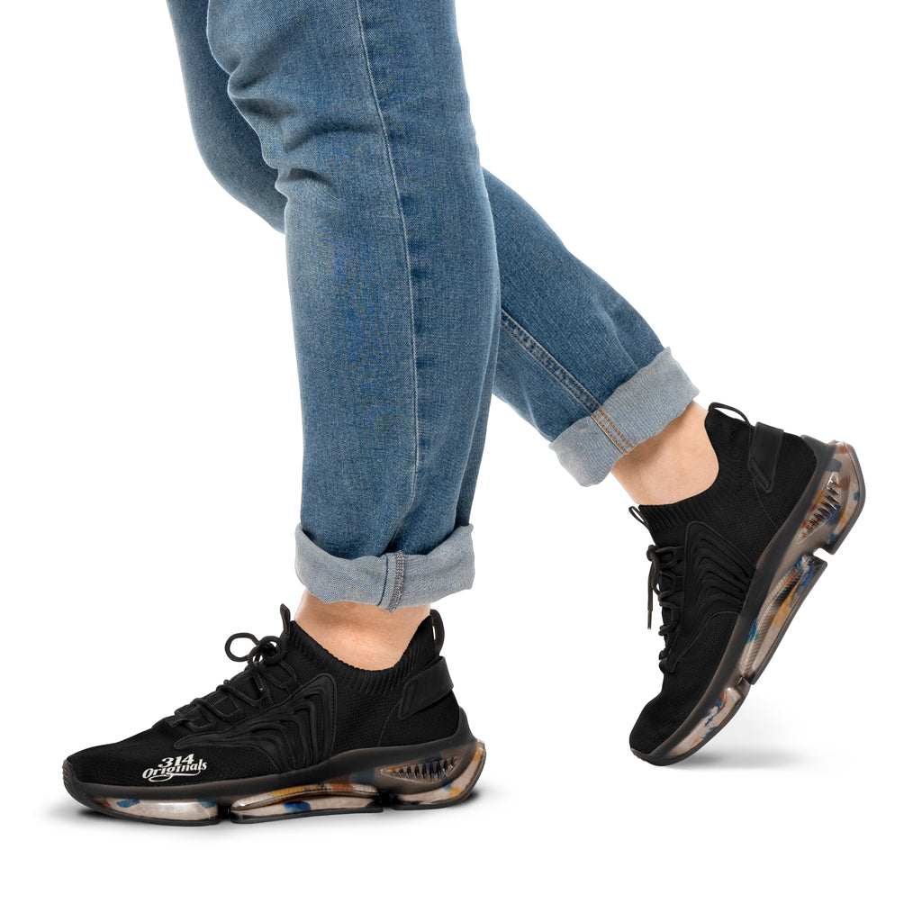 Originals Mesh Running Sneakers — Lightweight Black Athletic Shoes for Men - 314 Originals