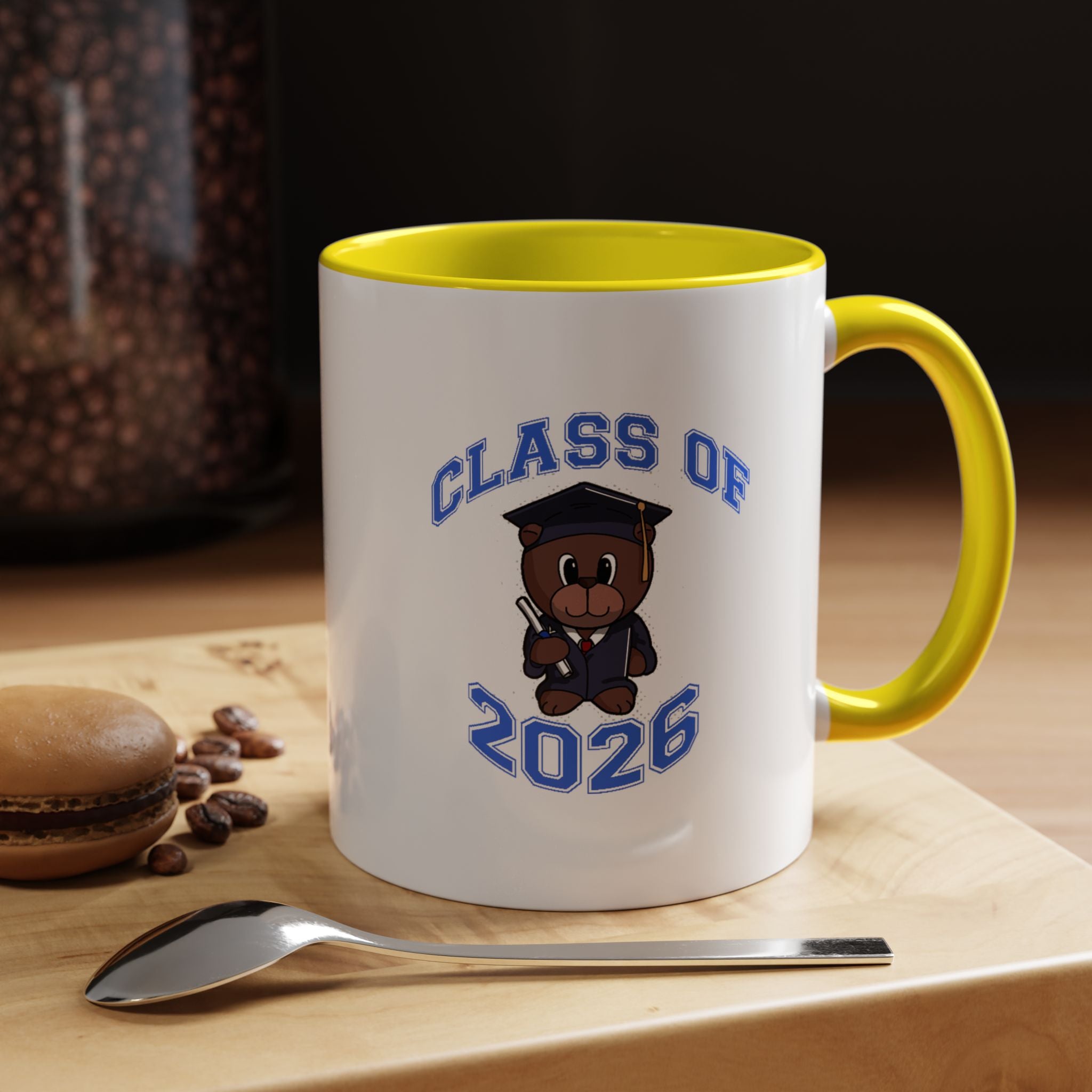 Graduation 2026 Accent Coffee Mug — Class of 2026 Grad Gift