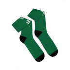 Green Sublimation Socks with '314 Originals' Script — Athletic Crew Socks - 314 Originals