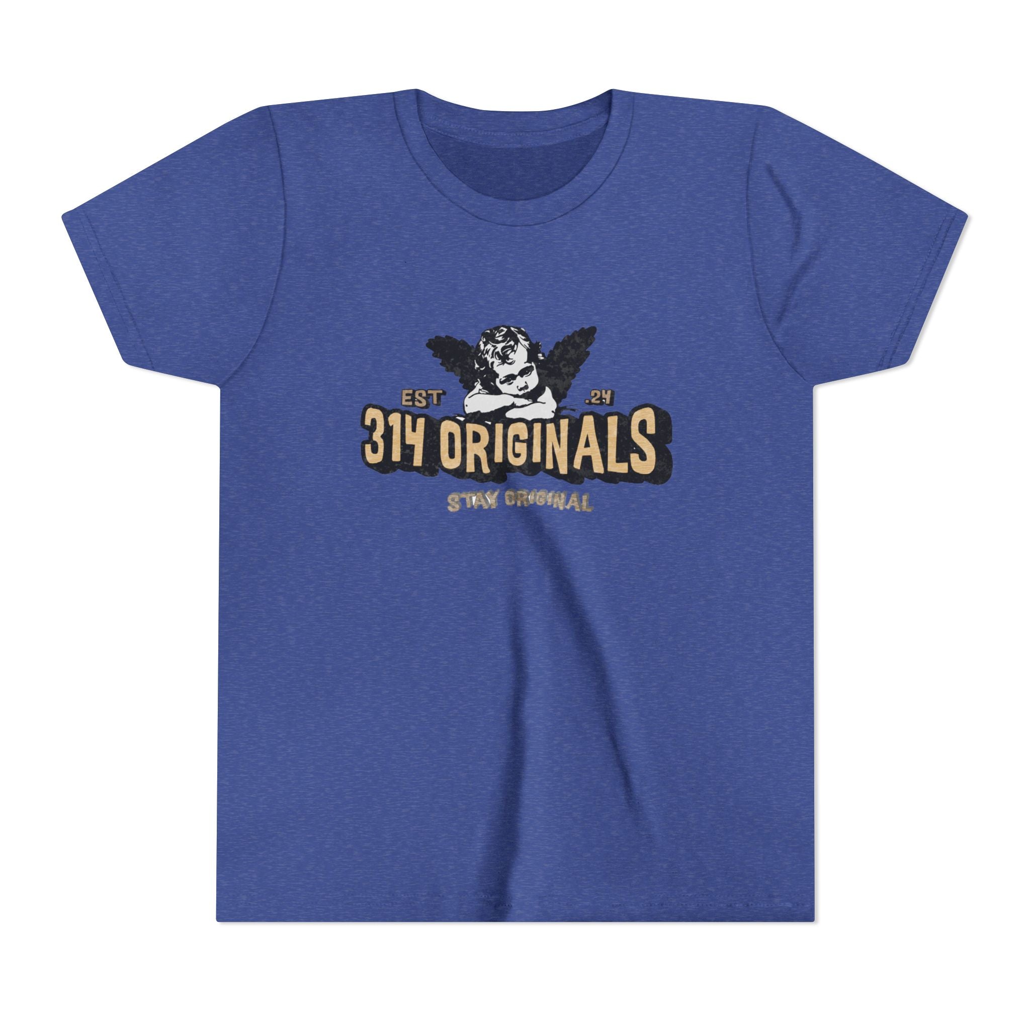 314 Originals Youth Tee - Vintage Cherub Graphic Kids T-Shirt Printify Kids clothes  314 Originals