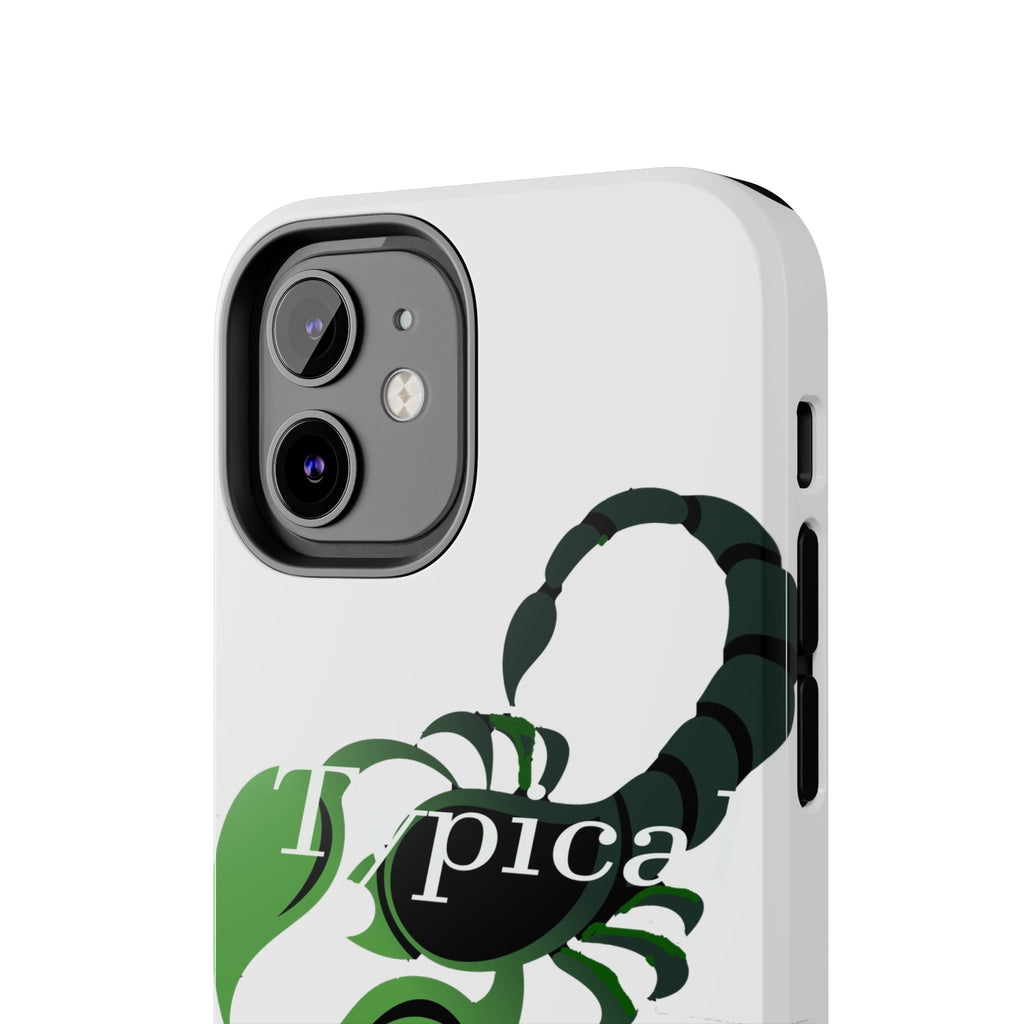 Scorpio Zodiac Tough Phone Case — Green Scorpion "Typical" Design Printify Phone Case  314 Originals