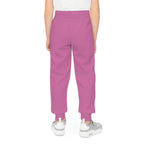 Light Pink Youth Joggers with 314 Originals Side Graphic — Kids Athletic Sweatpants - 314 Originals
