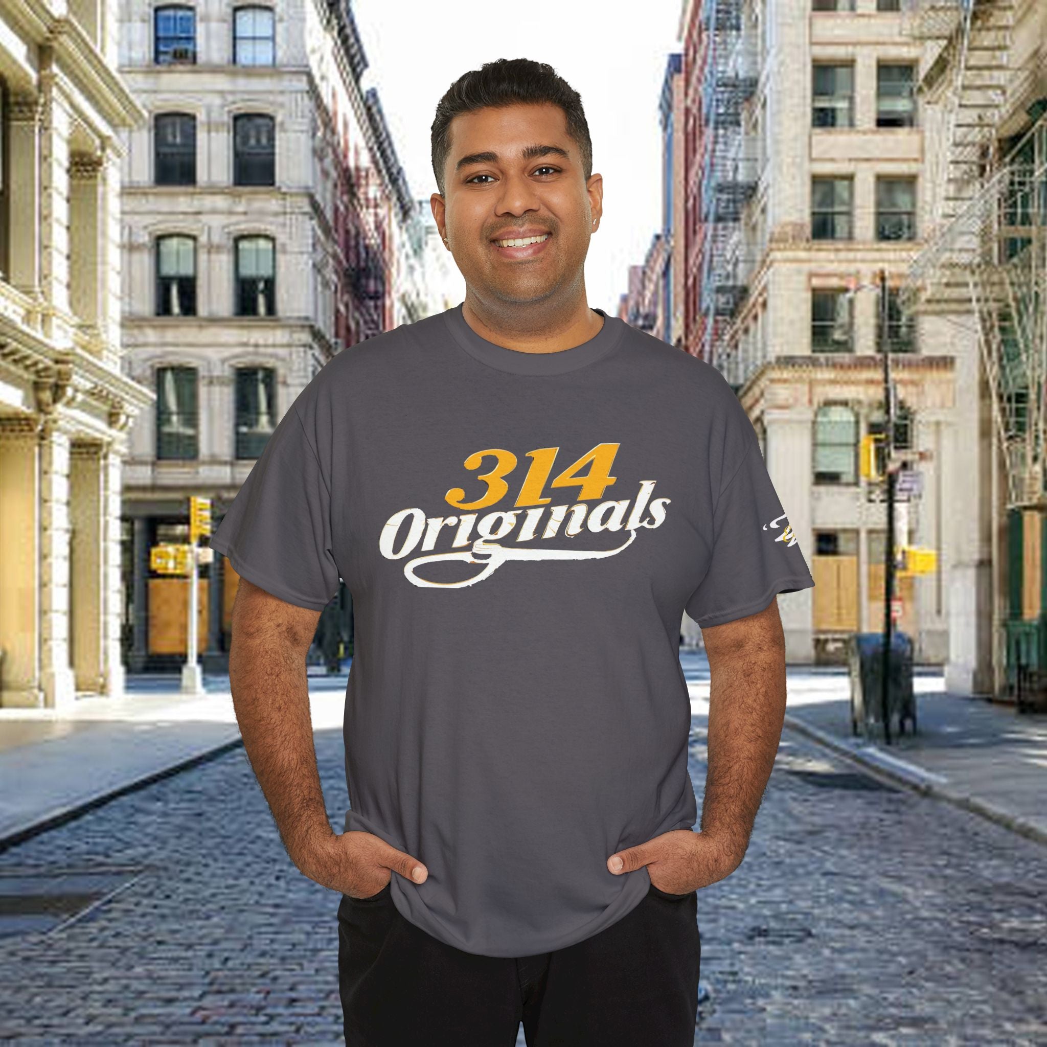 314 Originals Vintage Script T‑Shirt - 314 Originals