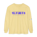 Tell It Like It Is Long Sleeve Tee — "No Scripts... No Filters... No Bullsh*t" Statement Shirt Printify Long-sleeve  314 Originals