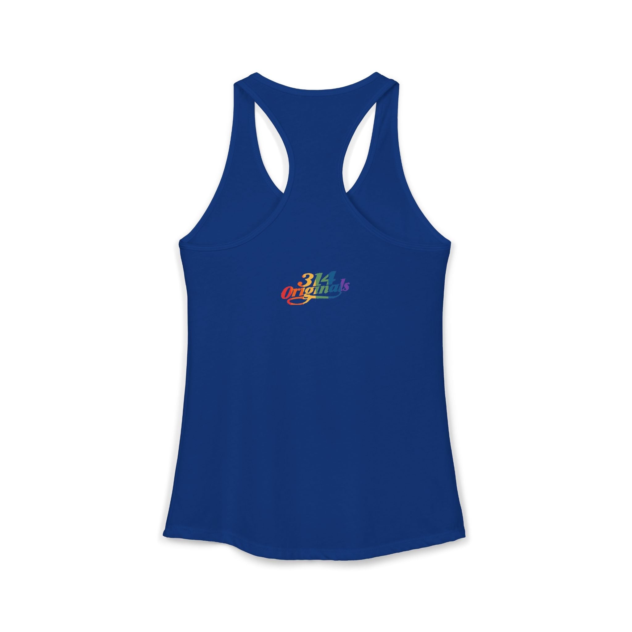 'PROUD' Women's Ideal Racerback Tank Printify Tank Top  314 Originals