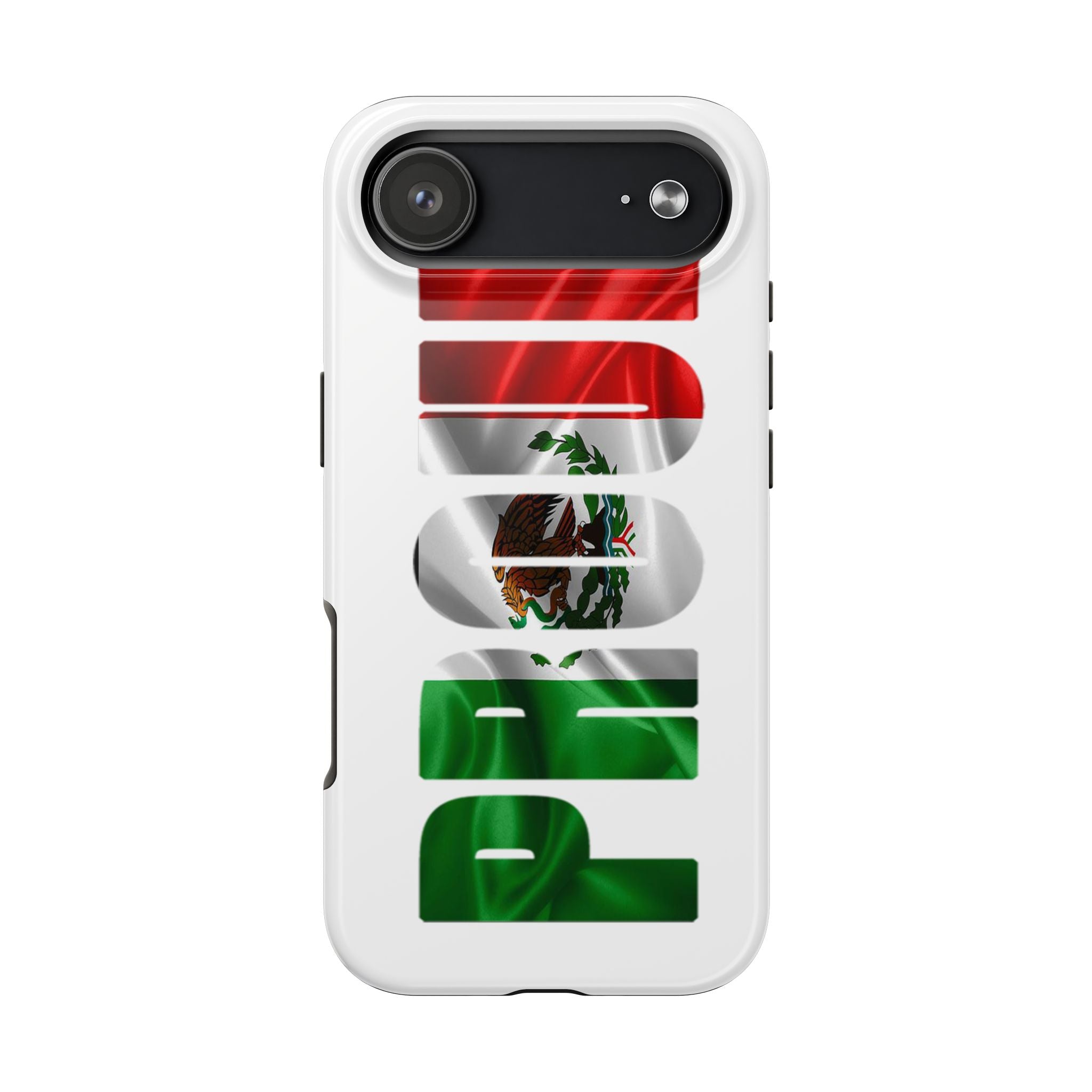 Mexico Pride Tough Phone Case — Mexican Flag Vertical 'PRIDE' Design Printify Phone Case  314 Originals