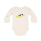 Caution: Cuteness Overload Baby Bodysuit – 314 Originals Long-Sleeve Organic Onesie - 314 Originals
