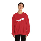 Cloud Script Crewneck Sweatshirt — White Script Logo Cozy Pullover Printify Sweatshirt  314 Originals