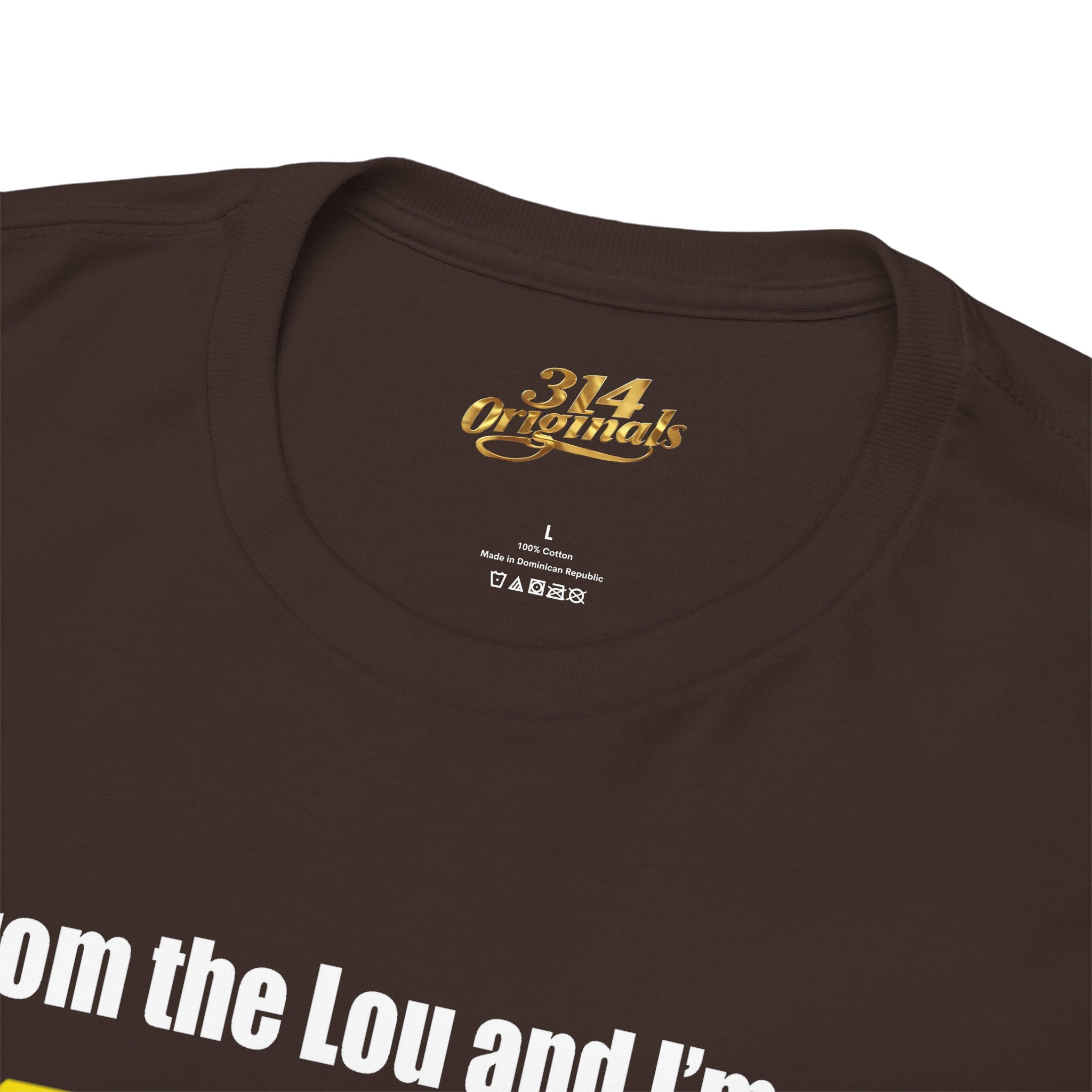 Proud Missouri Flag T-Shirt — "From the Lou and I’m... PROUD" - 314 Originals