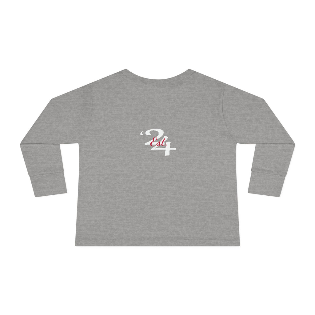 Toddler Long Sleeve Tee — "314 Originals" Retro Script Kids Shirt - 314 Originals