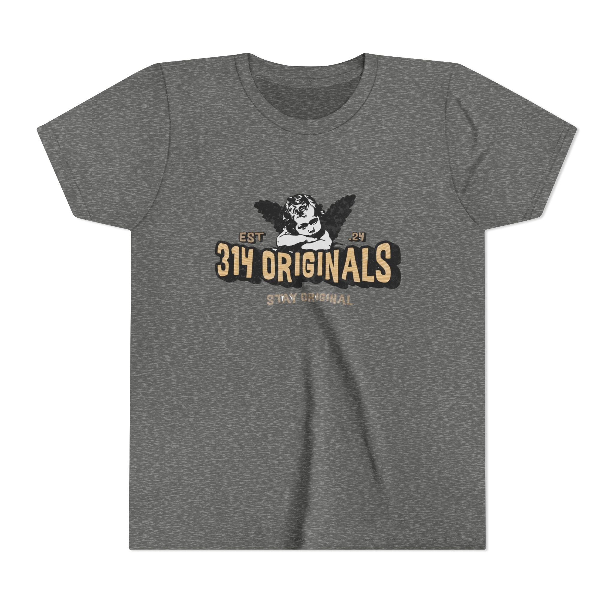 314 Originals Youth Tee - Vintage Cherub Graphic Kids T-Shirt Printify Kids clothes  314 Originals