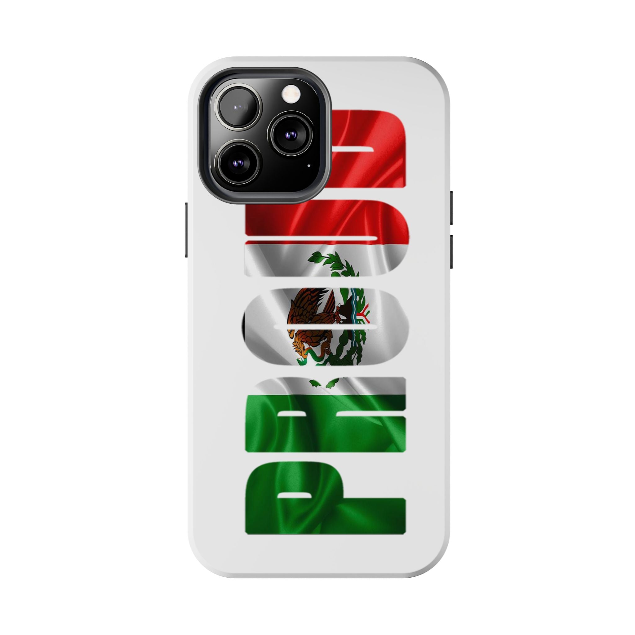 Mexico Pride Tough Phone Case — Mexican Flag Vertical 'PRIDE' Design Printify Phone Case  314 Originals