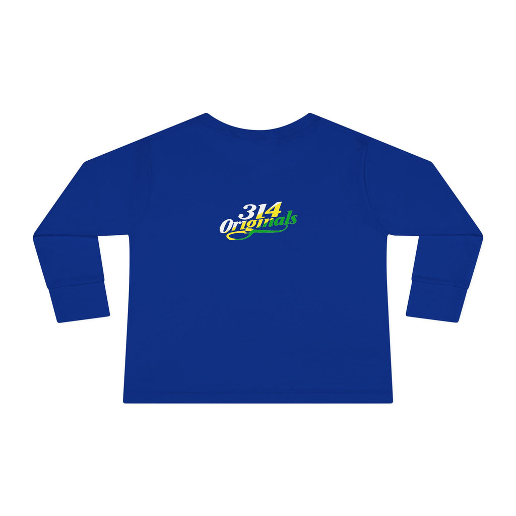 "Mom's Favorite Kid" Toddler Long Sleeve Tee — Graphic Shirt - 314 Originals