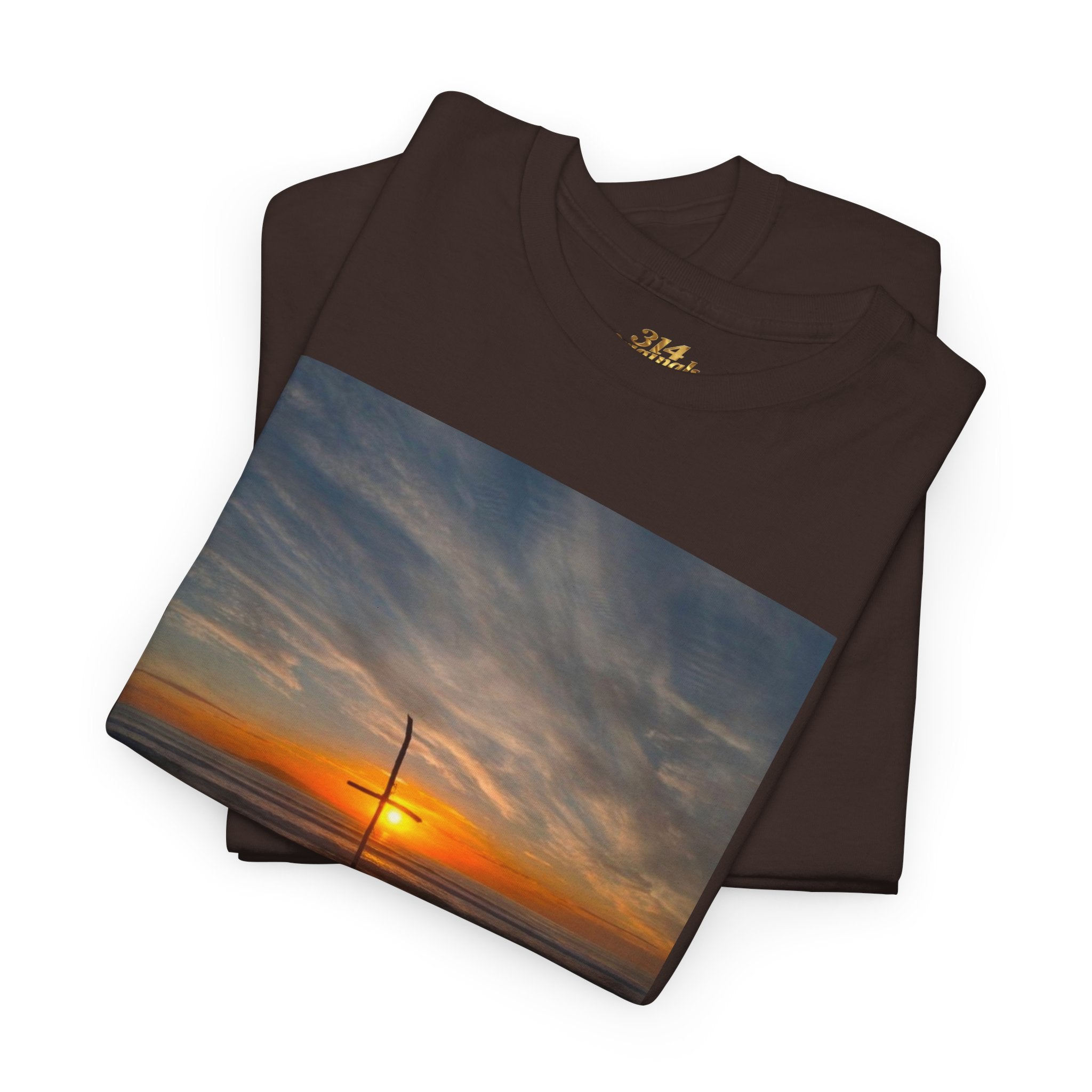 Sunset Beach Quote T‑Shirt — Inspirational Ocean Sunrise Tee - 314 Originals
