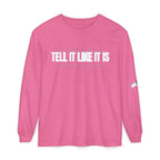 Tell It Like It Is Long Sleeve Tee — "No Scripts... No Filters... No Bullsh*t" Statement Shirt Printify Long-sleeve  314 Originals