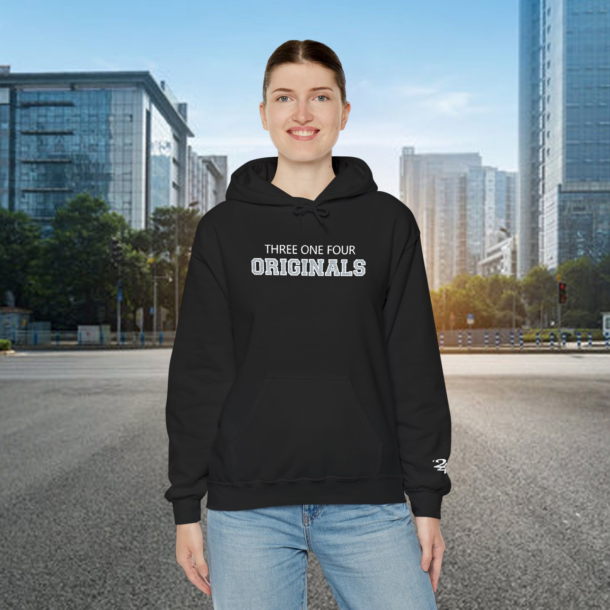 Three One Four Hoodie — Vintage Text - 314 Originals