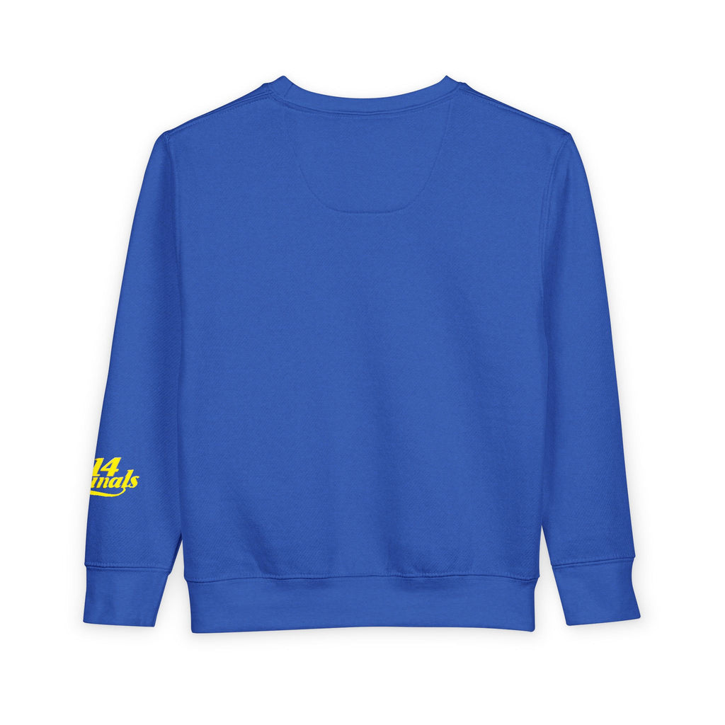 "Caution: Cuteness Overload" Kids Crewneck Toddler Sweatshirt