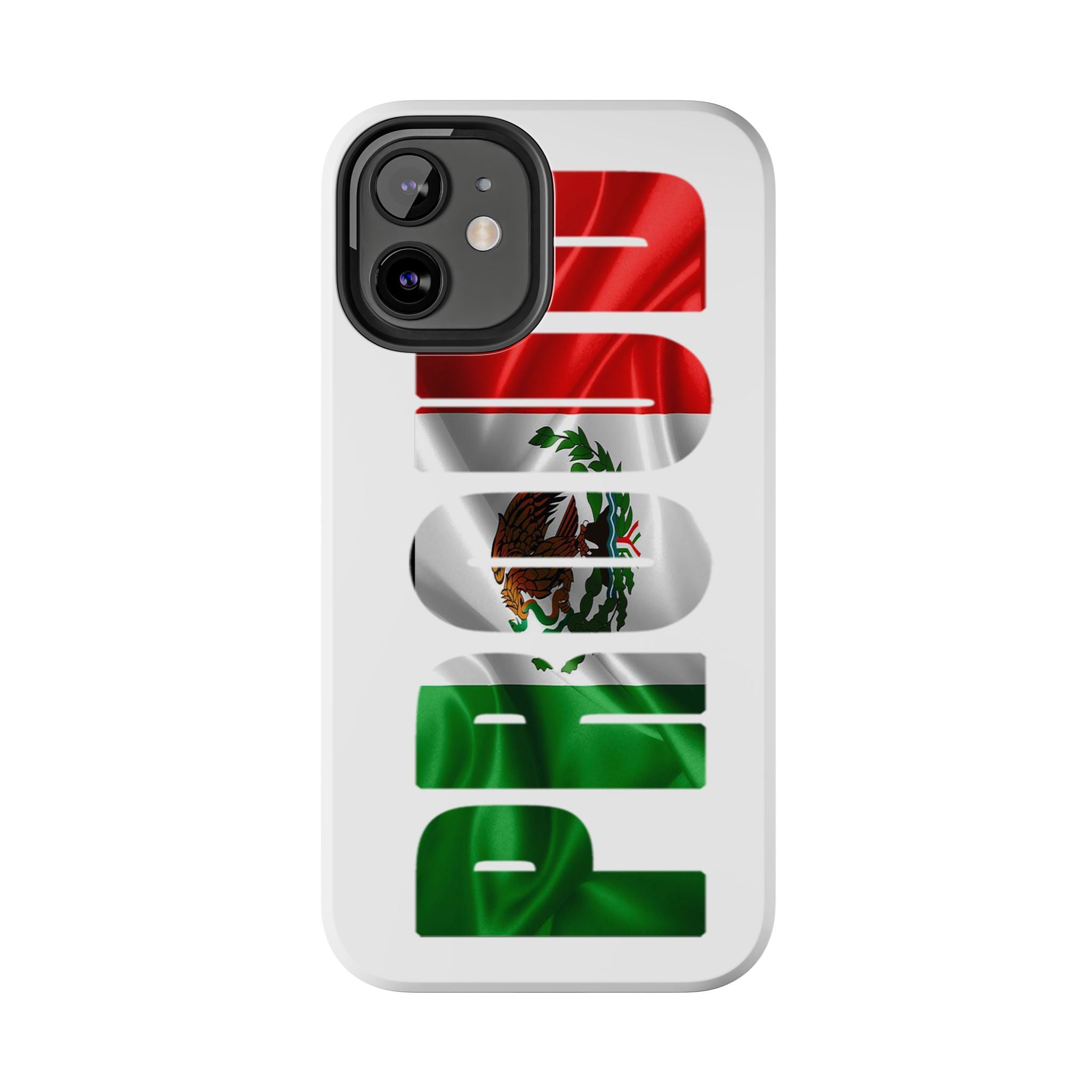Mexico Pride Tough Phone Case — Mexican Flag Vertical 'PRIDE' Design Printify Phone Case  314 Originals