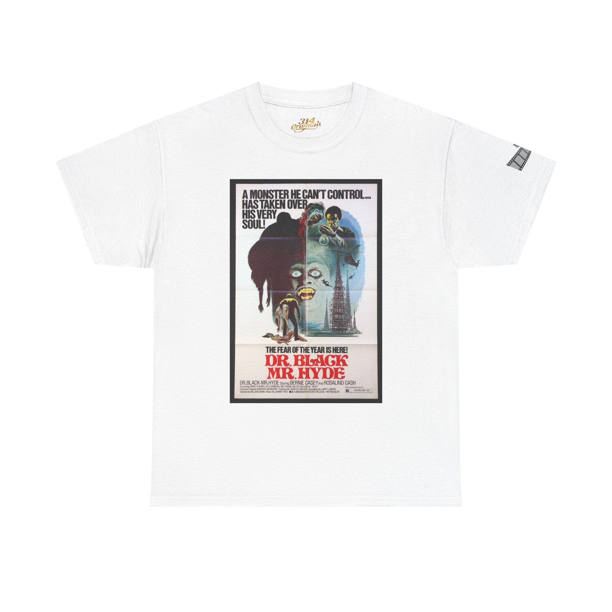 Dr. Jekyll & Mr. Hyde Vintage Movie Poster T-Shirt Printify T-Shirt  314 Originals