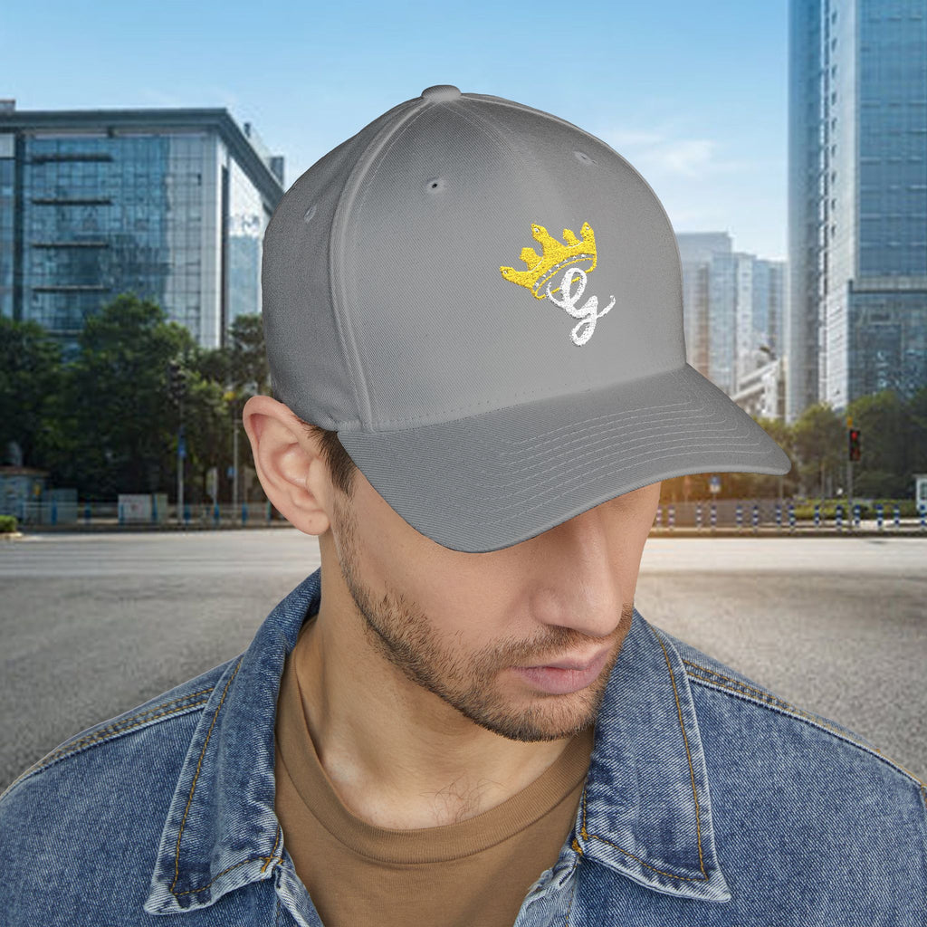 King's Gear Embroidered Crown Script Cap — 314 Original Closed-Back Structured Hat - 314 Originals