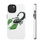 Scorpio Zodiac Tough Phone Case — Green Scorpion "Typical" Design Printify Phone Case  314 Originals