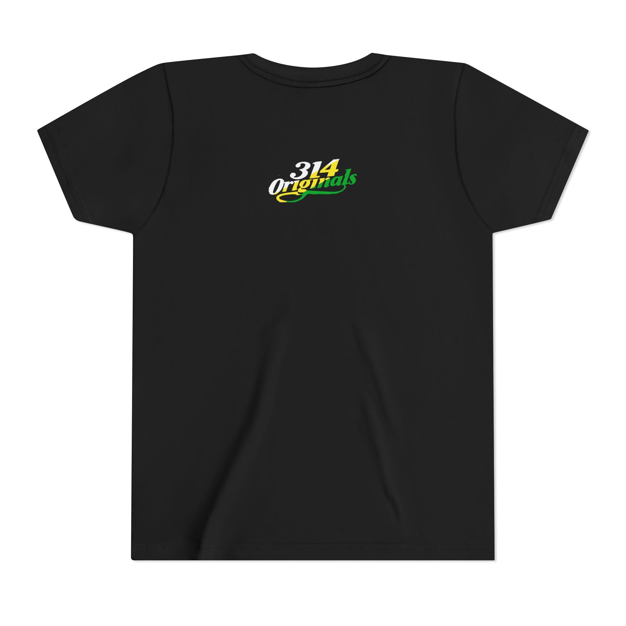 Girl's "Favorite Kid" Retro Yellow & Green Graphic T-Shirt