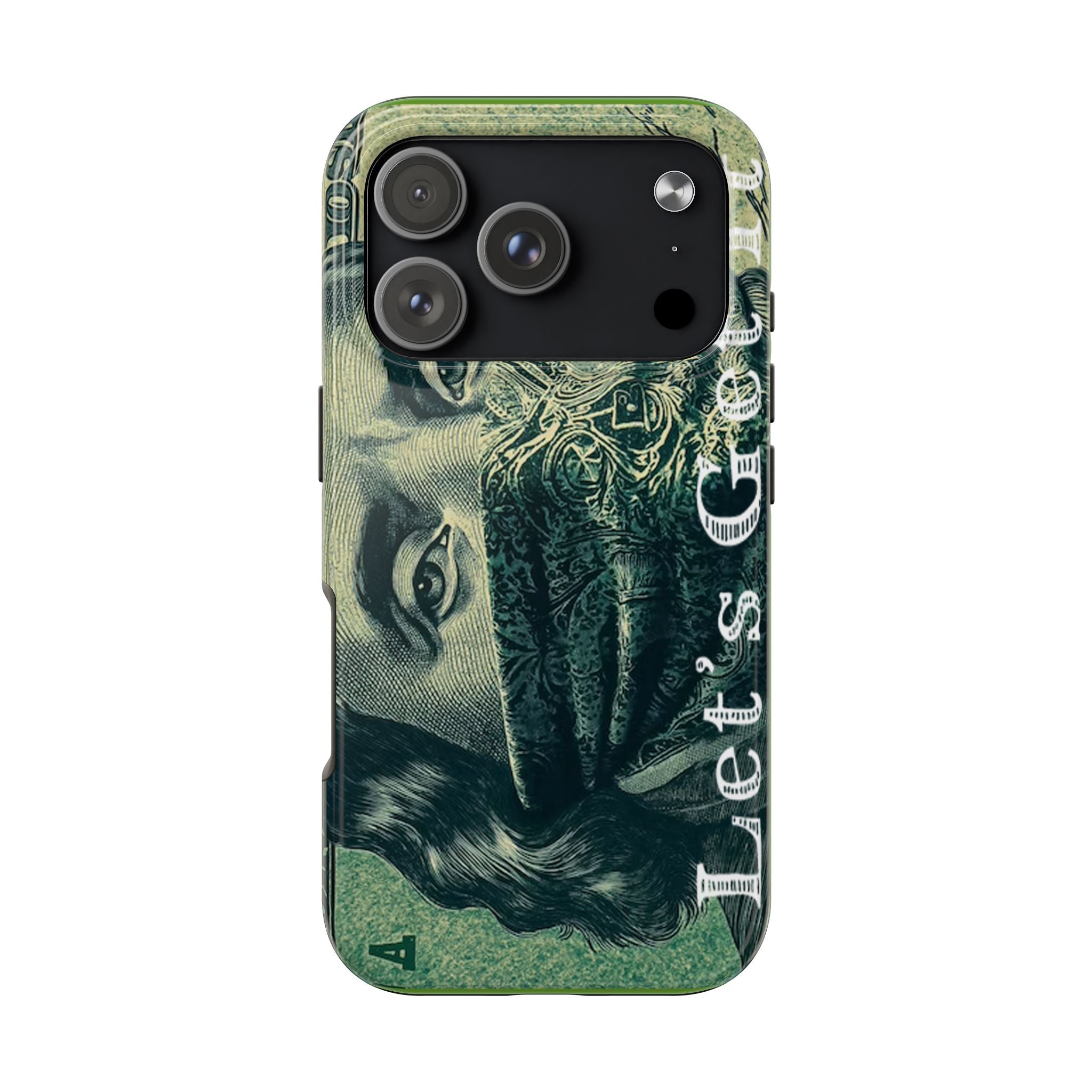 Ben Franklin "Let's Get It" Bandana Design Tough Phone Case Printify Phone Case  314 Originals