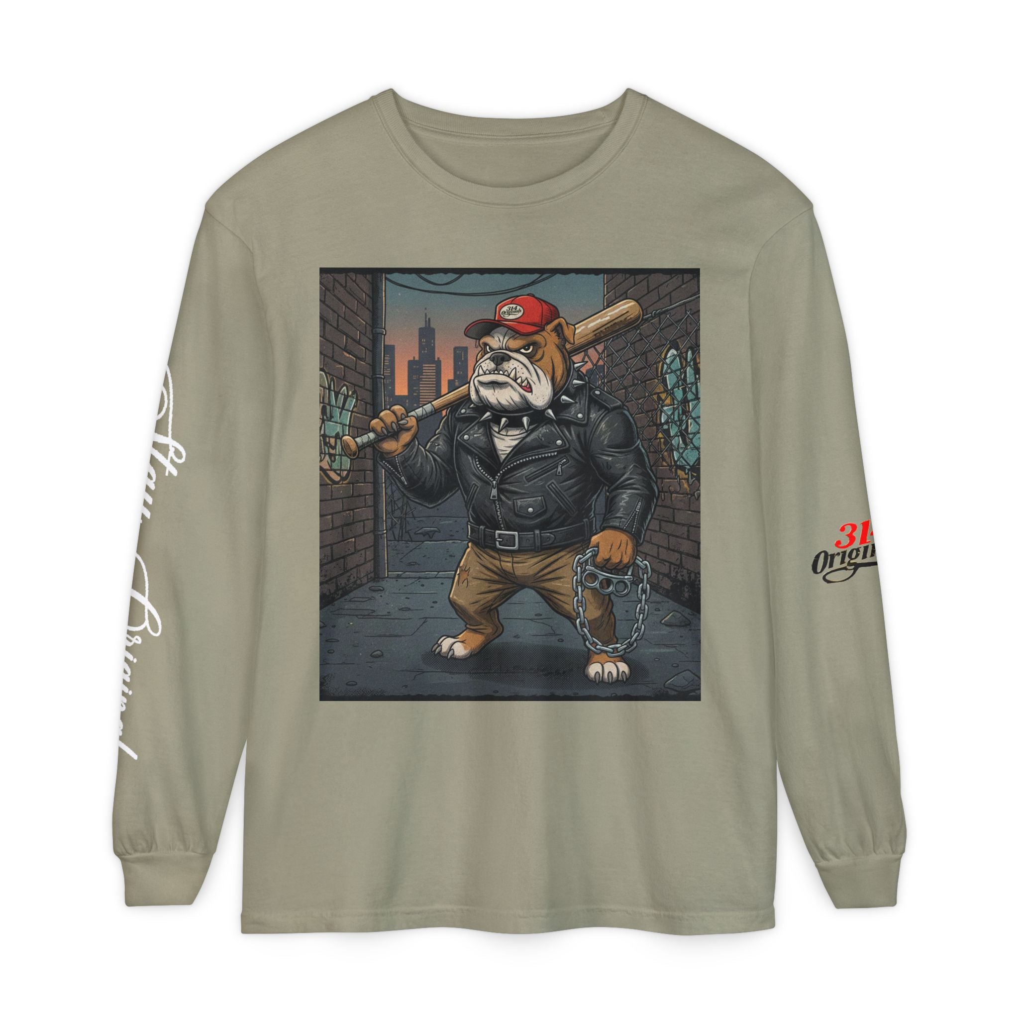 Stay Original Bulldog Brawler Long Sleeve T‑Shirt - 314 Originals