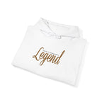 Legend Logo White Hoodie — Classic Streetwear Pullover - 314 Originals
