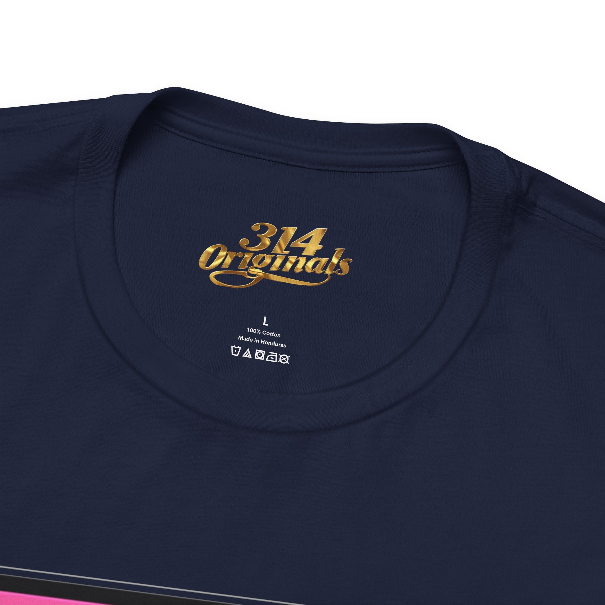 Super Sassy Tee — Pink & Yellow S Badge Graphic T-Shirt Printify T-Shirt  314 Originals