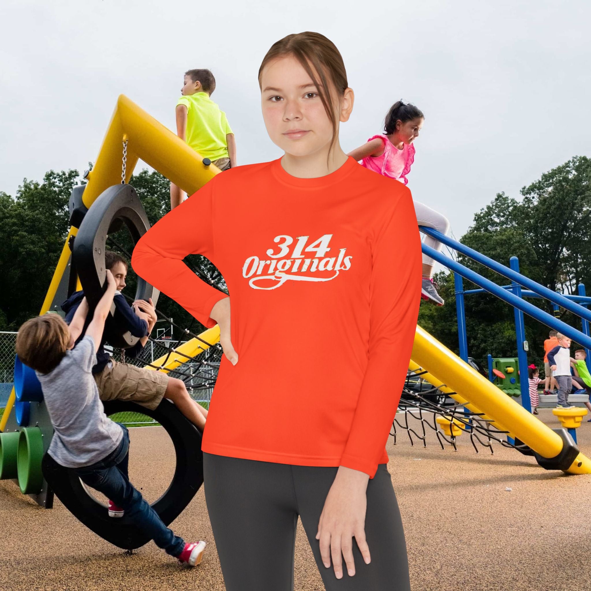 Youth Long Sleeve Tee — "314 Originals" Graphic