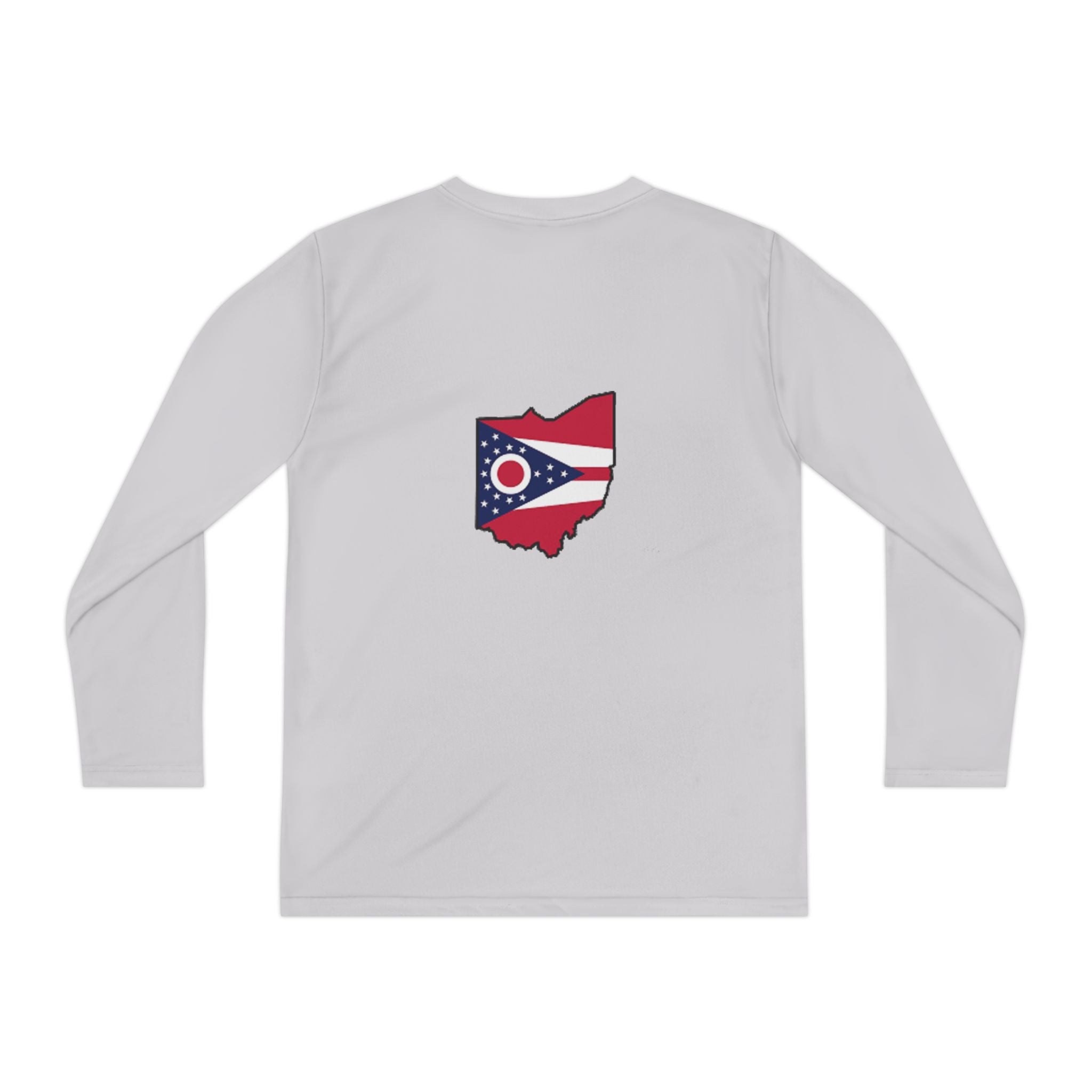Ohio Flag Youth Long Sleeve Tee — Youngstown Text Graphic - 314 Originals