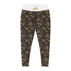 Camo Plus Size Leggings — Subtle Side Script Graphic, Comfortable Everyday Activewear - 314 Originals