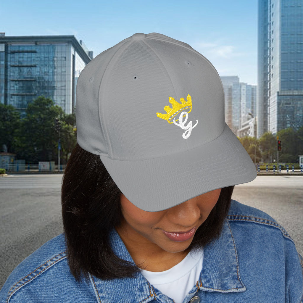 King's Gear Embroidered Crown Script Cap — 314 Original Closed-Back Structured Hat - 314 Originals