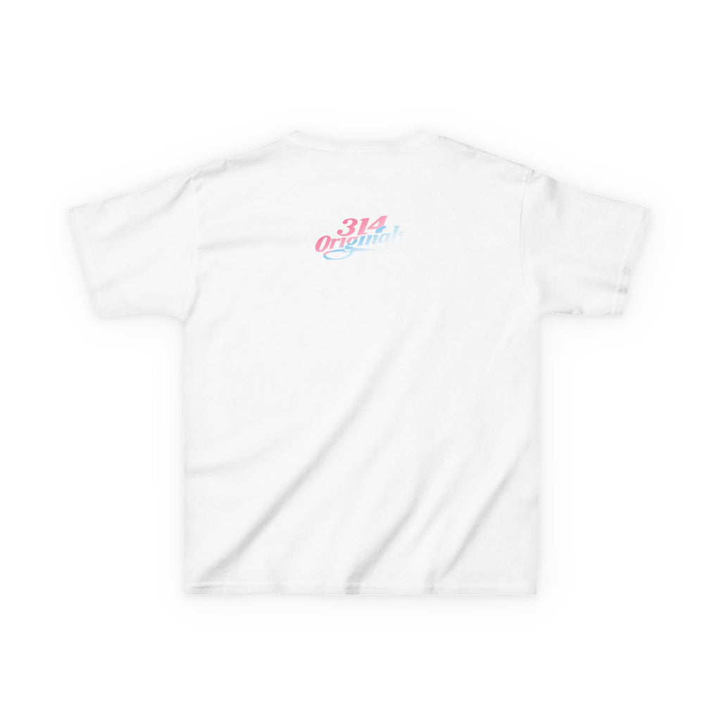 "Baby Girl" Pastel Script Shirt - 314 Originals