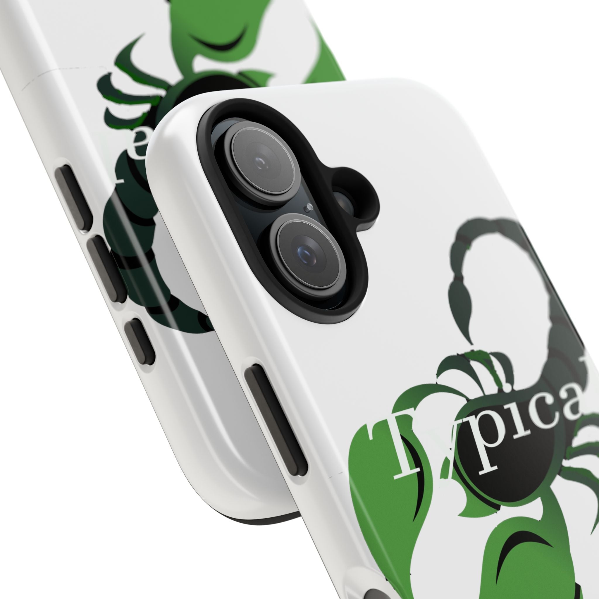Scorpio Zodiac Tough Phone Case — Green Scorpion "Typical" Design Printify Phone Case  314 Originals