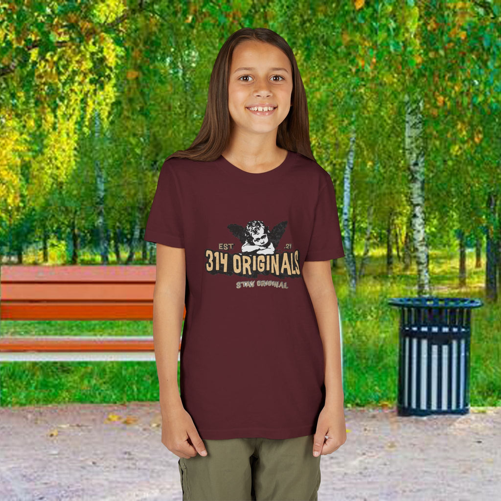 314 Originals Youth Tee - Vintage Cherub Graphic Kids T-Shirt Printify Kids clothes  314 Originals