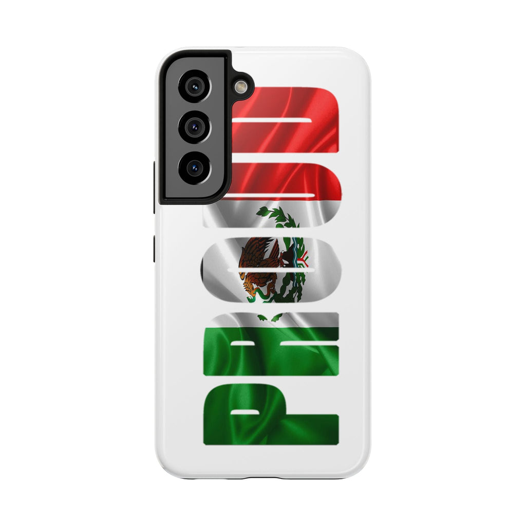 Mexico Pride Tough Phone Case — Mexican Flag Vertical 'PRIDE' Design Printify Phone Case  314 Originals