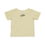 "Caution: Cuteness Overload" —  Baby T‑Shirt (Yellow Warning Sign) - 314 Originals