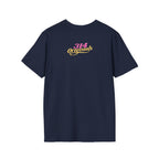 Queen Q Crown T‑Shirt — Pink & Gold Heart Logo Tee