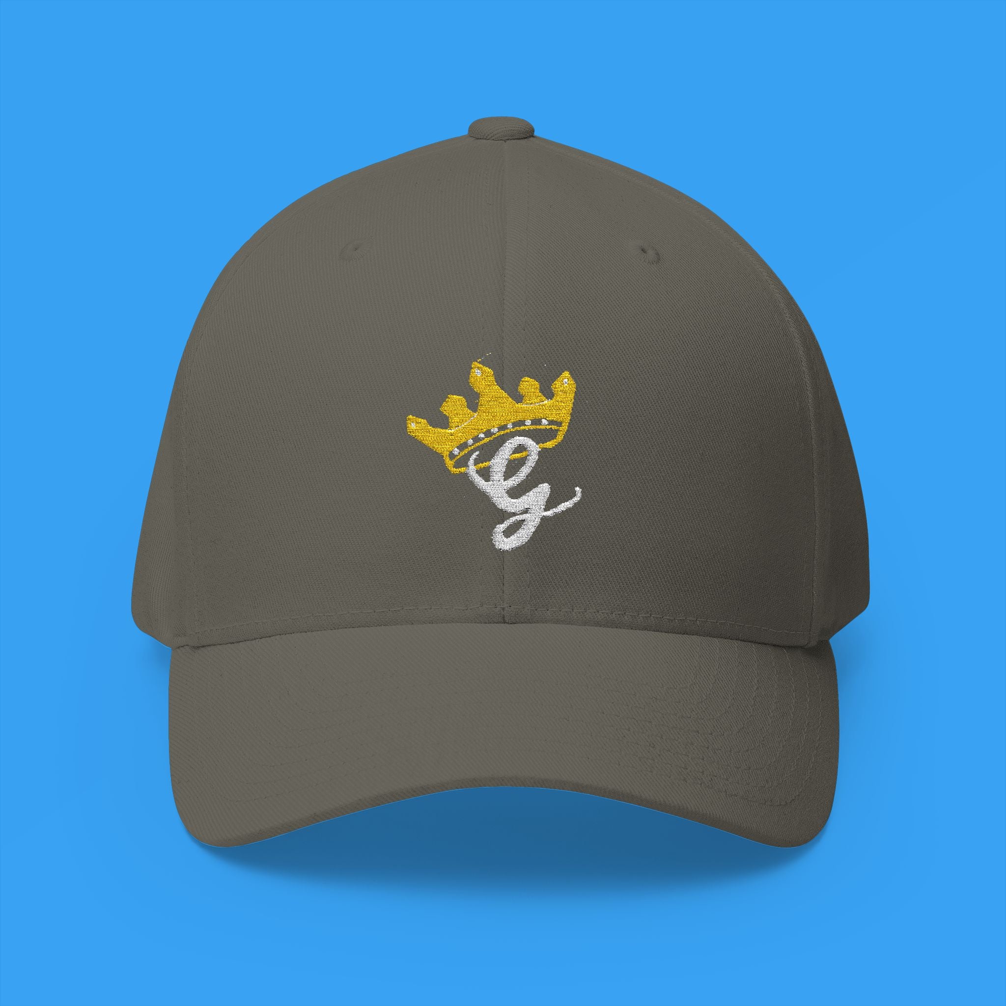 King's Gear Embroidered Crown Script Cap — 314 Original Closed-Back Structured Hat - 314 Originals