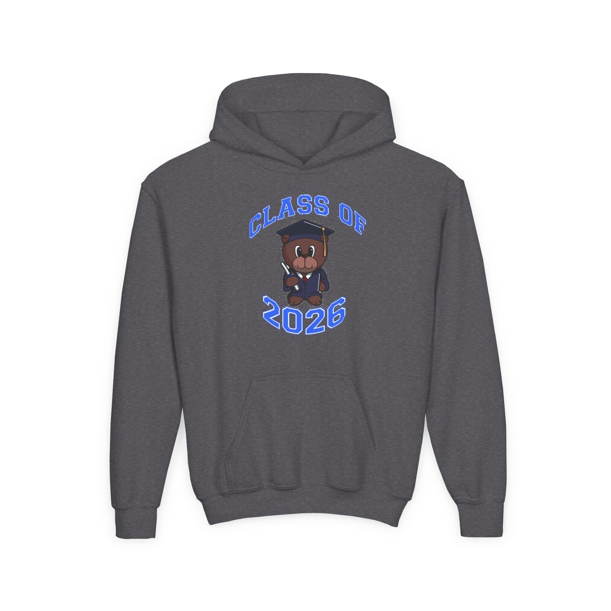 Youth Hoodie - 'Class of 2026' Graduation Bear Hoodie with '314 Originals' Back Print