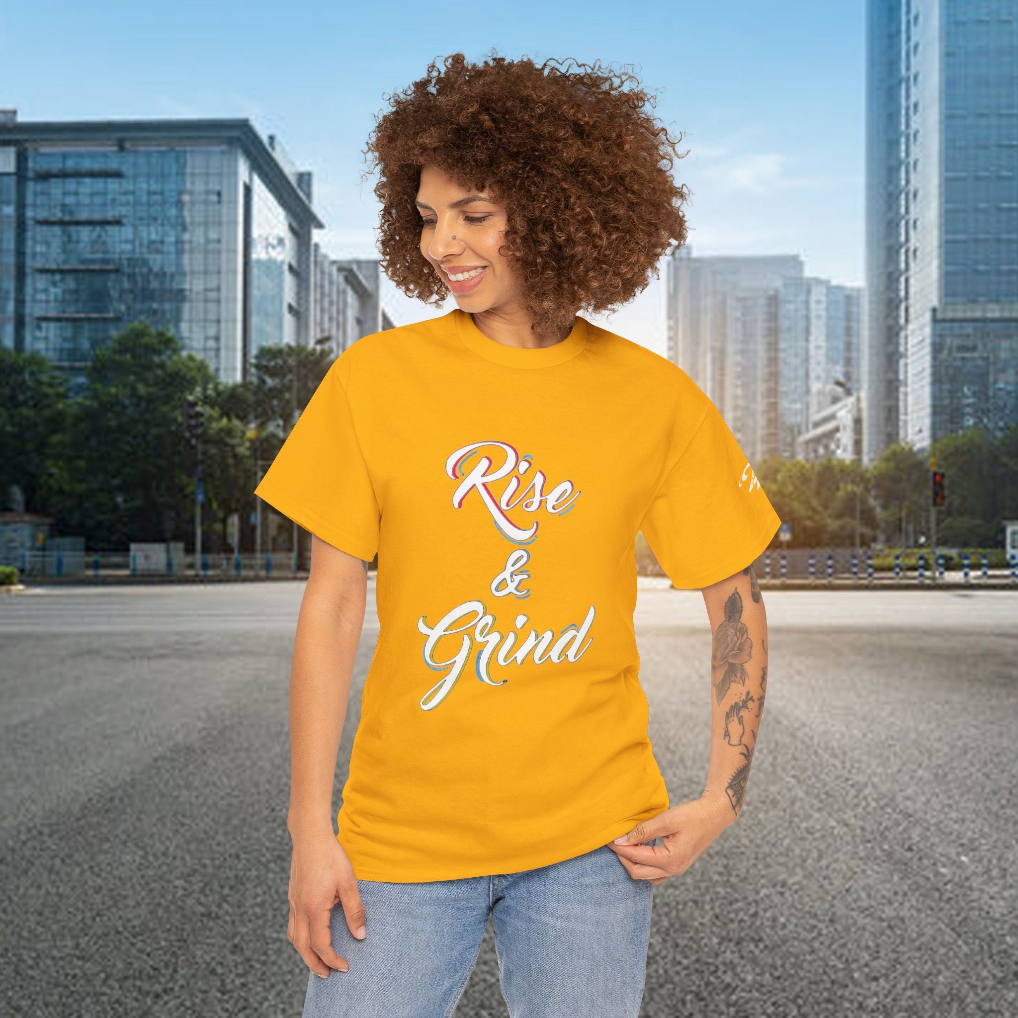 Rise & Grind T-Shirt — Motivational Graphic Tee for Hustle Mindset - 314 Originals