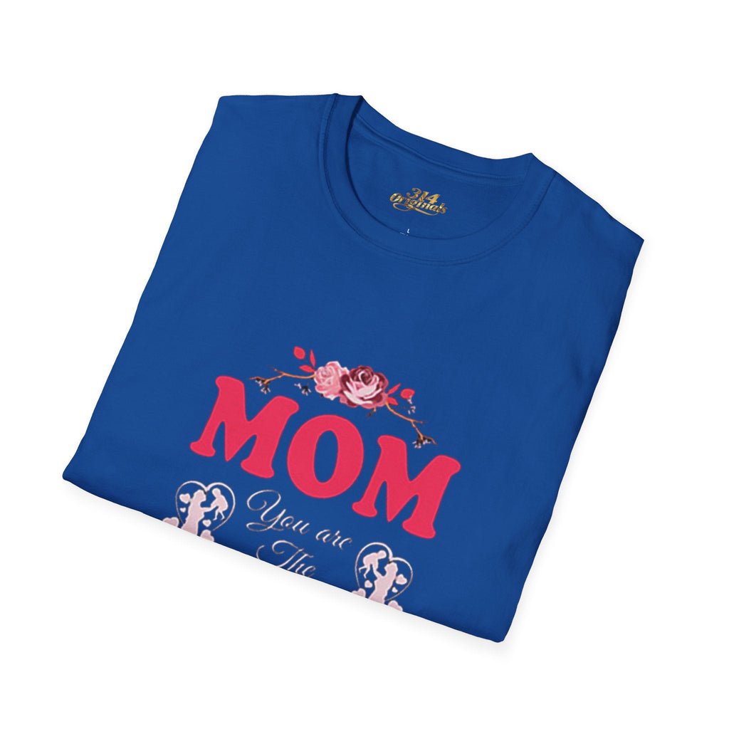 Mom You Are The Queen T‑Shirt — Floral Mother's Day Gift Printify T-Shirt  314 Originals