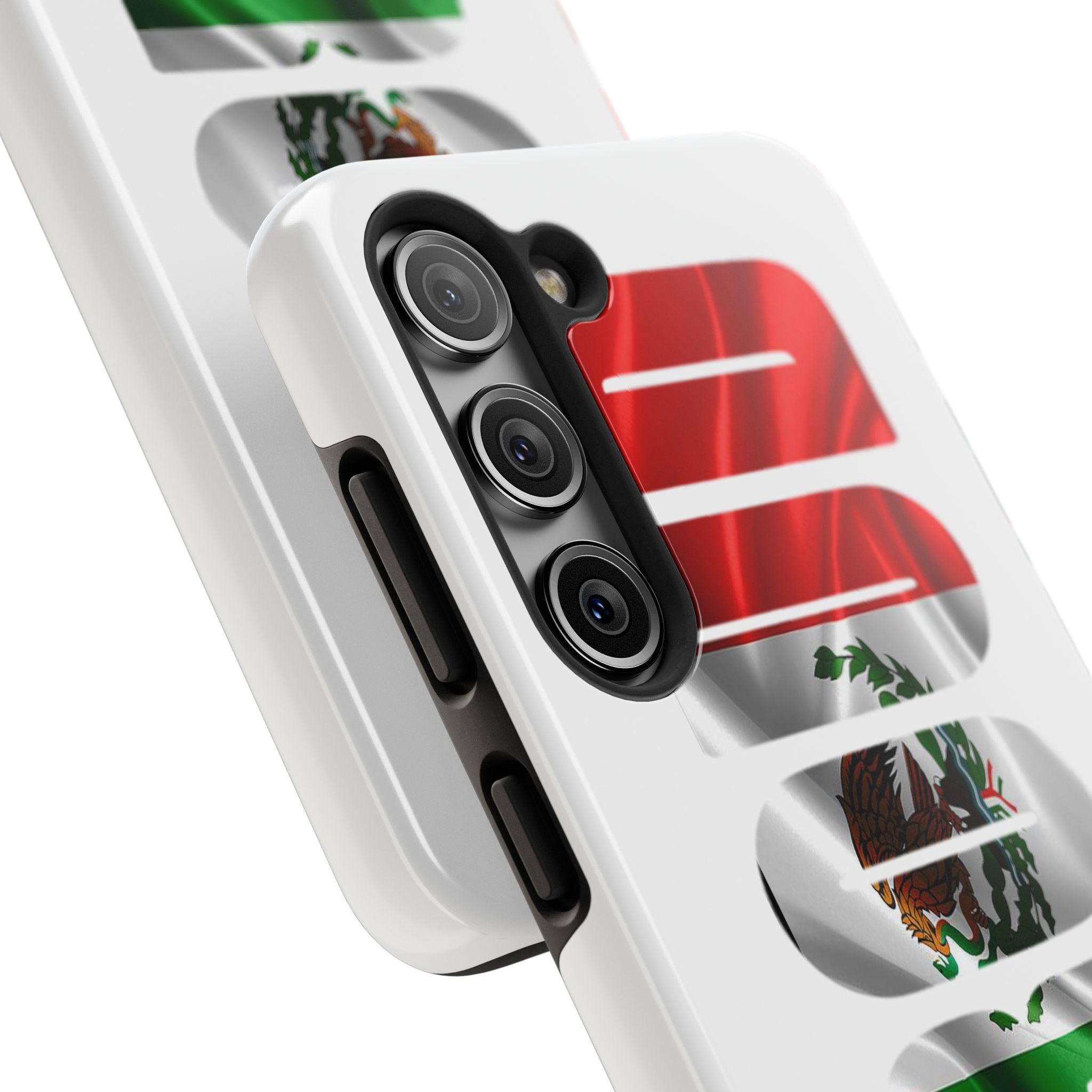 Mexico Pride Tough Phone Case — Mexican Flag Vertical 'PRIDE' Design Printify Phone Case  314 Originals